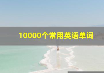 10000个常用英语单词