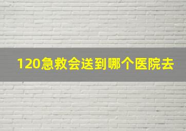 120急救会送到哪个医院去