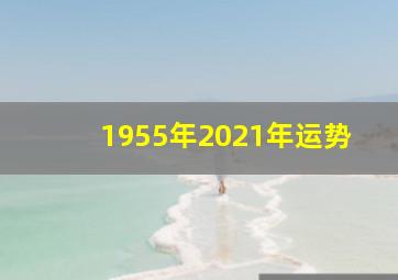 1955年2021年运势