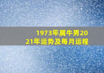 1973年属牛男2021年运势及每月运程