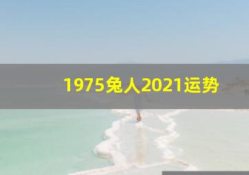 1975兔人2021运势