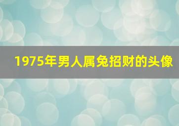 1975年男人属兔招财的头像