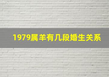 1979属羊有几段婚生关系