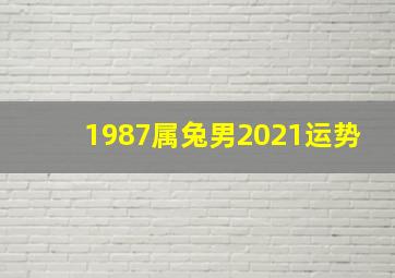 1987属兔男2021运势