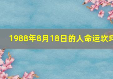 1988年8月18日的人命运坎坷