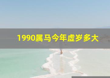 1990属马今年虚岁多大