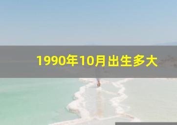 1990年10月出生多大