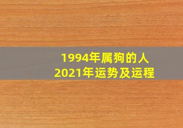 1994年属狗的人2021年运势及运程