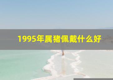 1995年属猪佩戴什么好