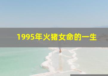 1995年火猪女命的一生