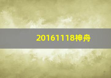 20161118神舟