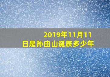 2019年11月11日是孙由山诞辰多少年