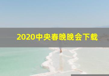 2020中央春晚晚会下载