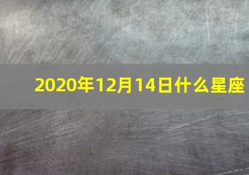 2020年12月14日什么星座