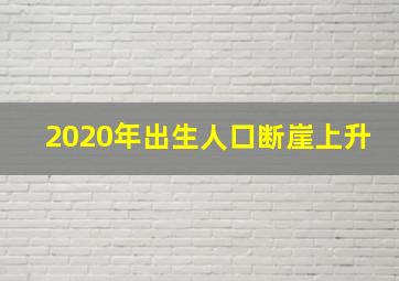 2020年出生人口断崖上升