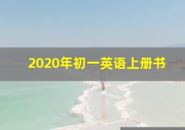 2020年初一英语上册书