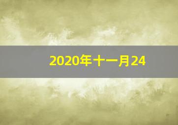 2020年十一月24