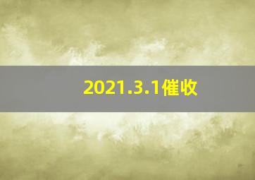 2021.3.1催收