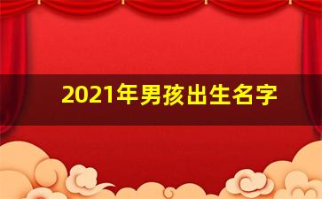 2021年男孩出生名字