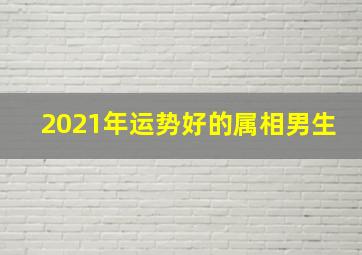 2021年运势好的属相男生