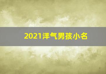 2021洋气男孩小名