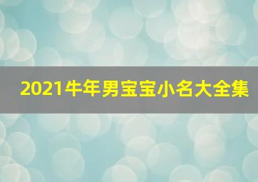 2021牛年男宝宝小名大全集