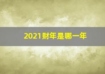 2021财年是哪一年