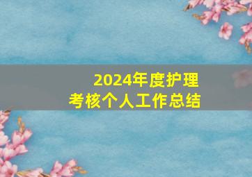 2024年度护理考核个人工作总结