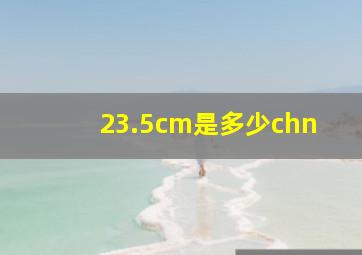 23.5cm是多少chn