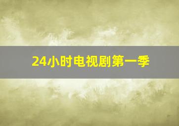 24小时电视剧第一季