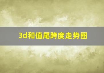 3d和值尾跨度走势图