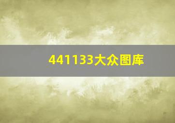 441133大众图库