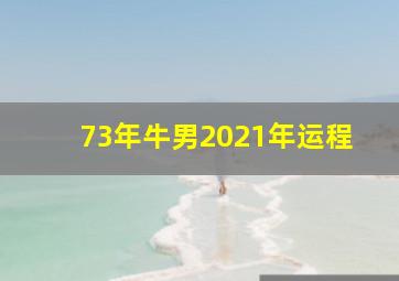 73年牛男2021年运程