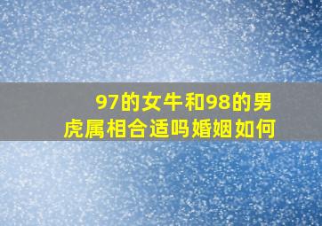 97的女牛和98的男虎属相合适吗婚姻如何