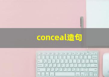 conceal造句