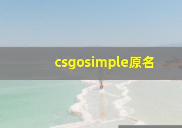 csgosimple原名