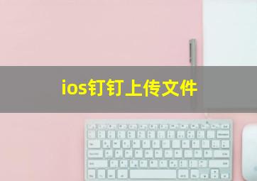 ios钉钉上传文件