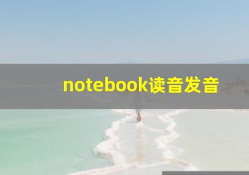 notebook读音发音