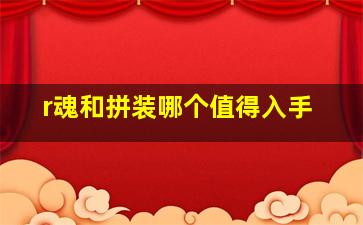 r魂和拼装哪个值得入手