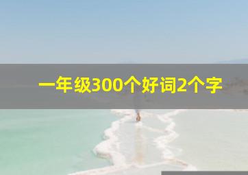 一年级300个好词2个字