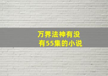 万界法神有没有55集的小说