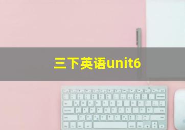 三下英语unit6