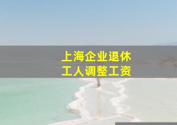 上海企业退休工人调整工资