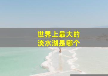 世界上最大的淡水湖是哪个