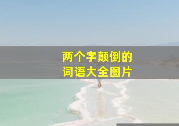 两个字颠倒的词语大全图片