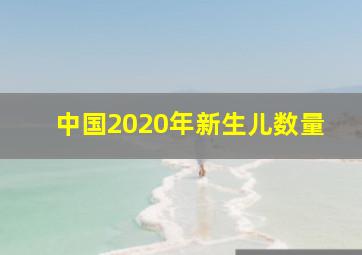 中国2020年新生儿数量