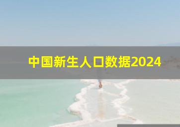 中国新生人口数据2024