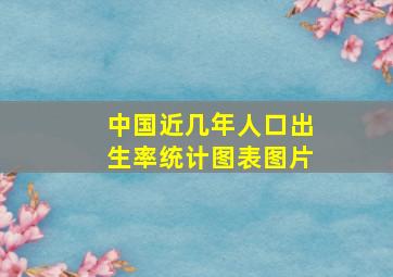 中国近几年人口出生率统计图表图片