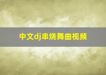 中文dj串烧舞曲视频