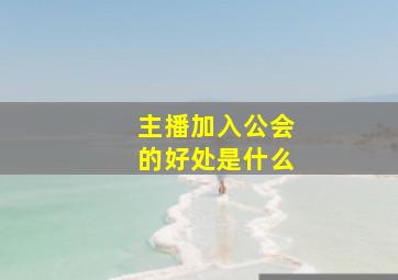 主播加入公会的好处是什么